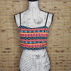 YSI Boutique Clothing Zip-up Festival Crop Top